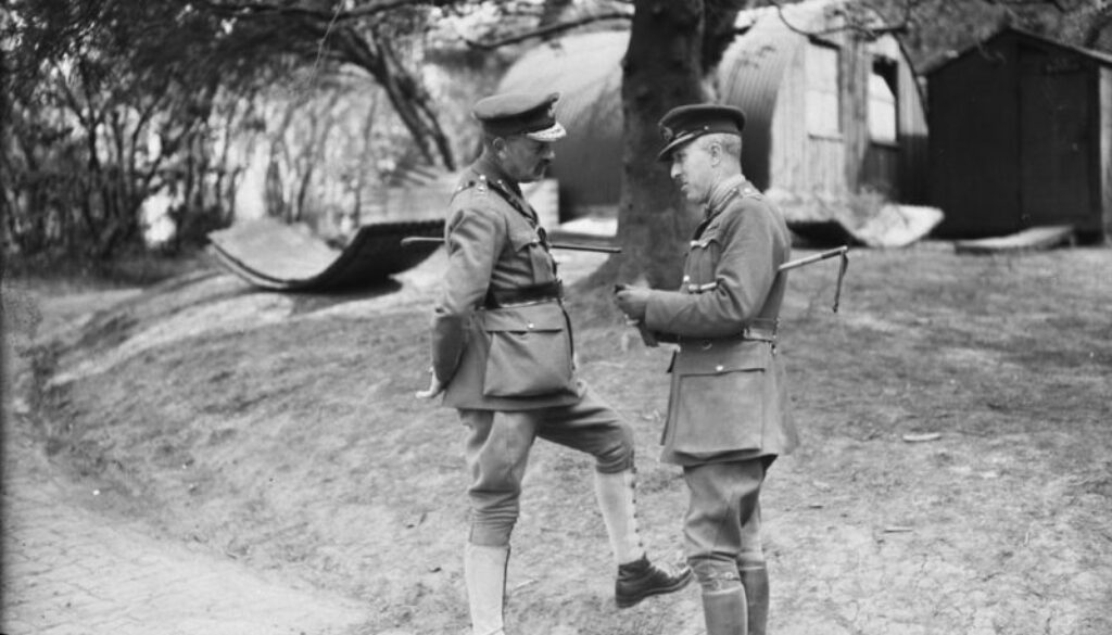 63_Lt.-Gen. Sir Julian Byng & Brig.-Gen. W.A. Griesback. May, 1917.